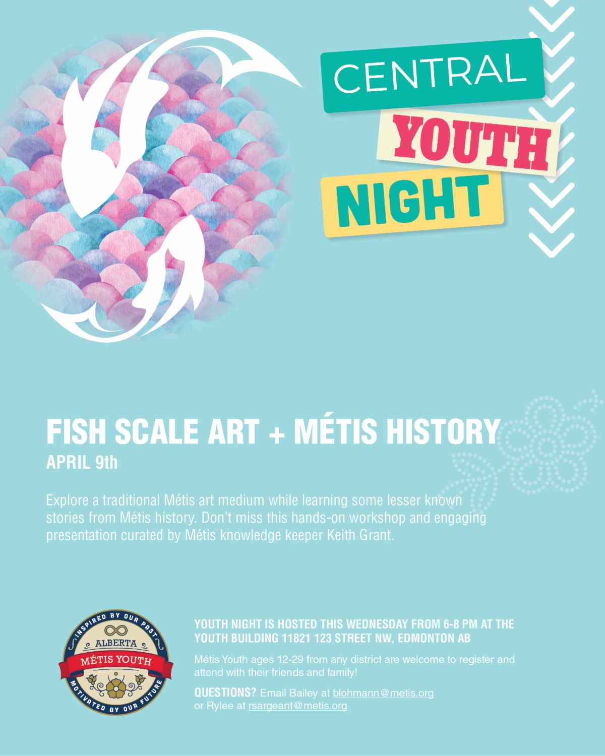 Scale Graphic, Youth Night poster, click to open link