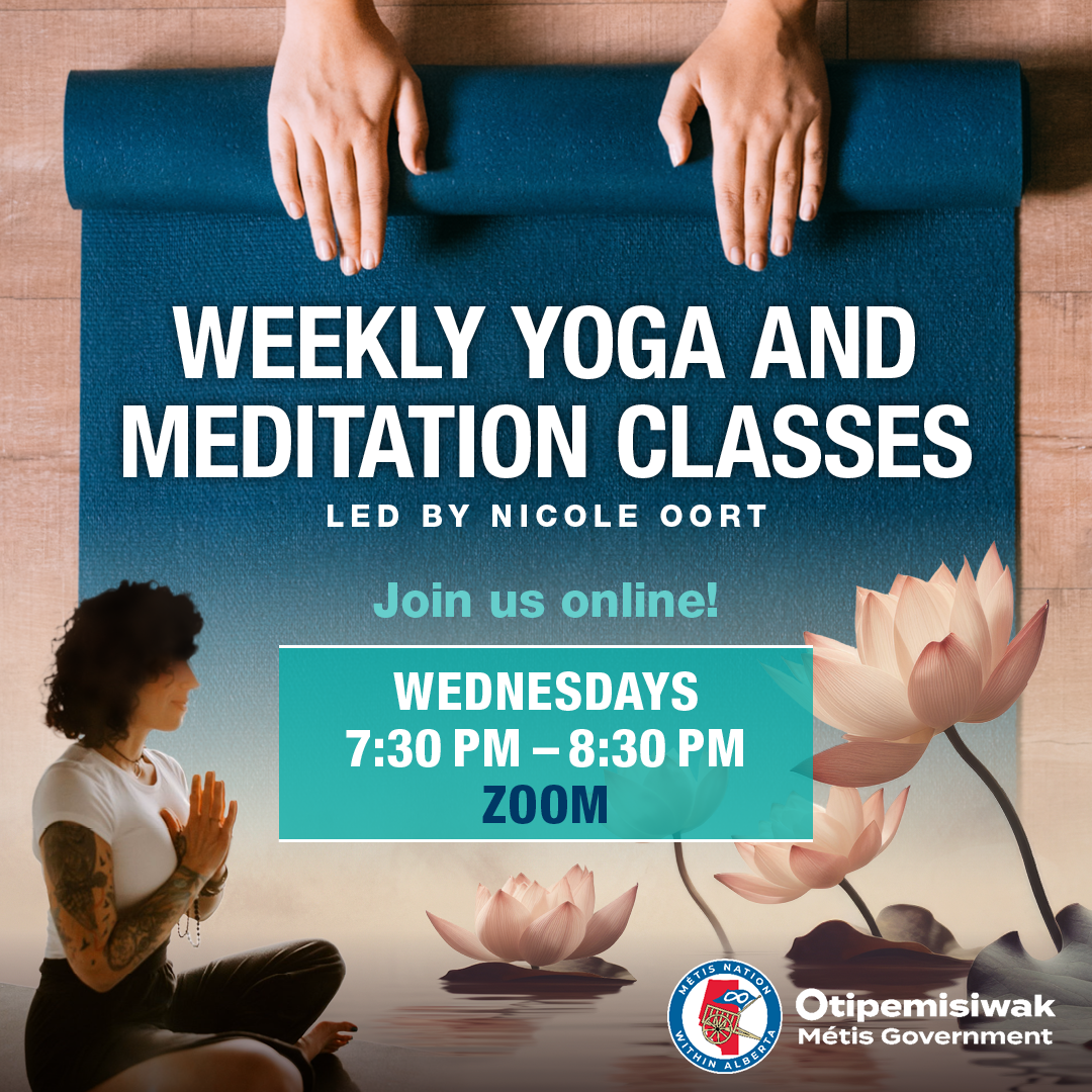 Weekly Yoga and Meditation Classes. Led by Nicole Oort. Join us online. Wednesdays, 7:30 - 8:30 pm, zoom. 