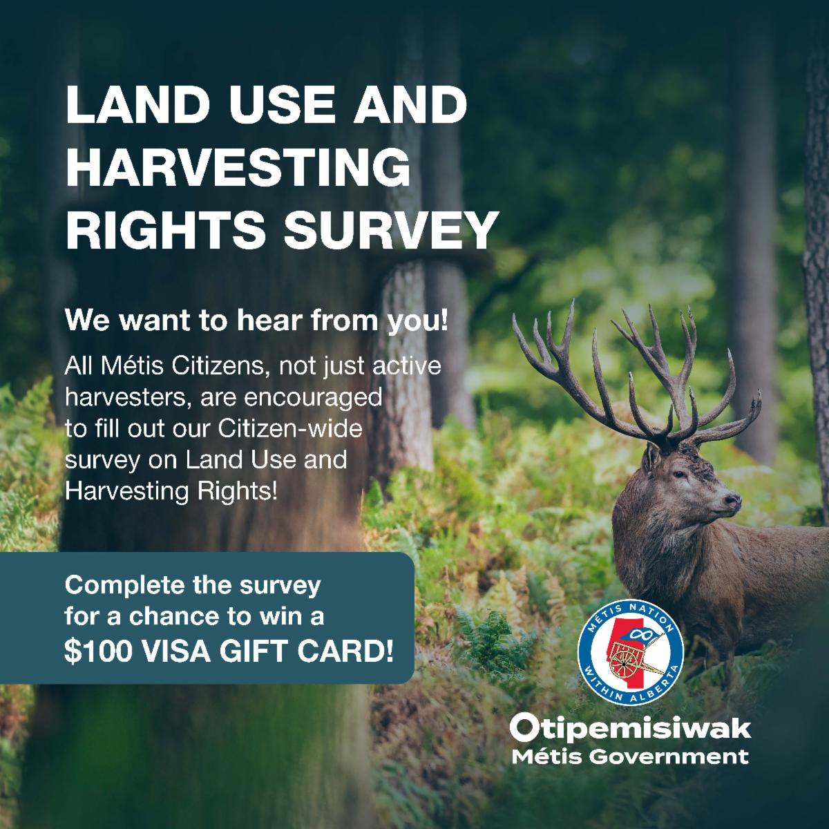 Land use and harvesting rights survey
