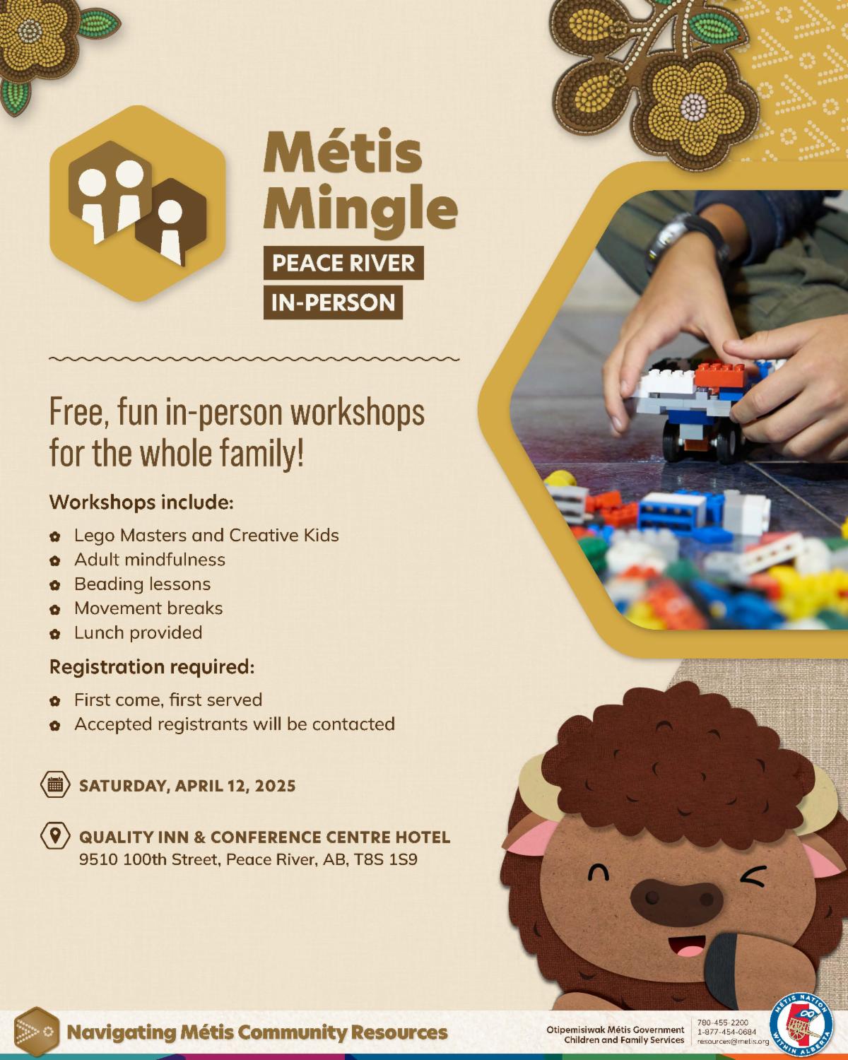 Metis Mingle Peace River Poster Click to open link
