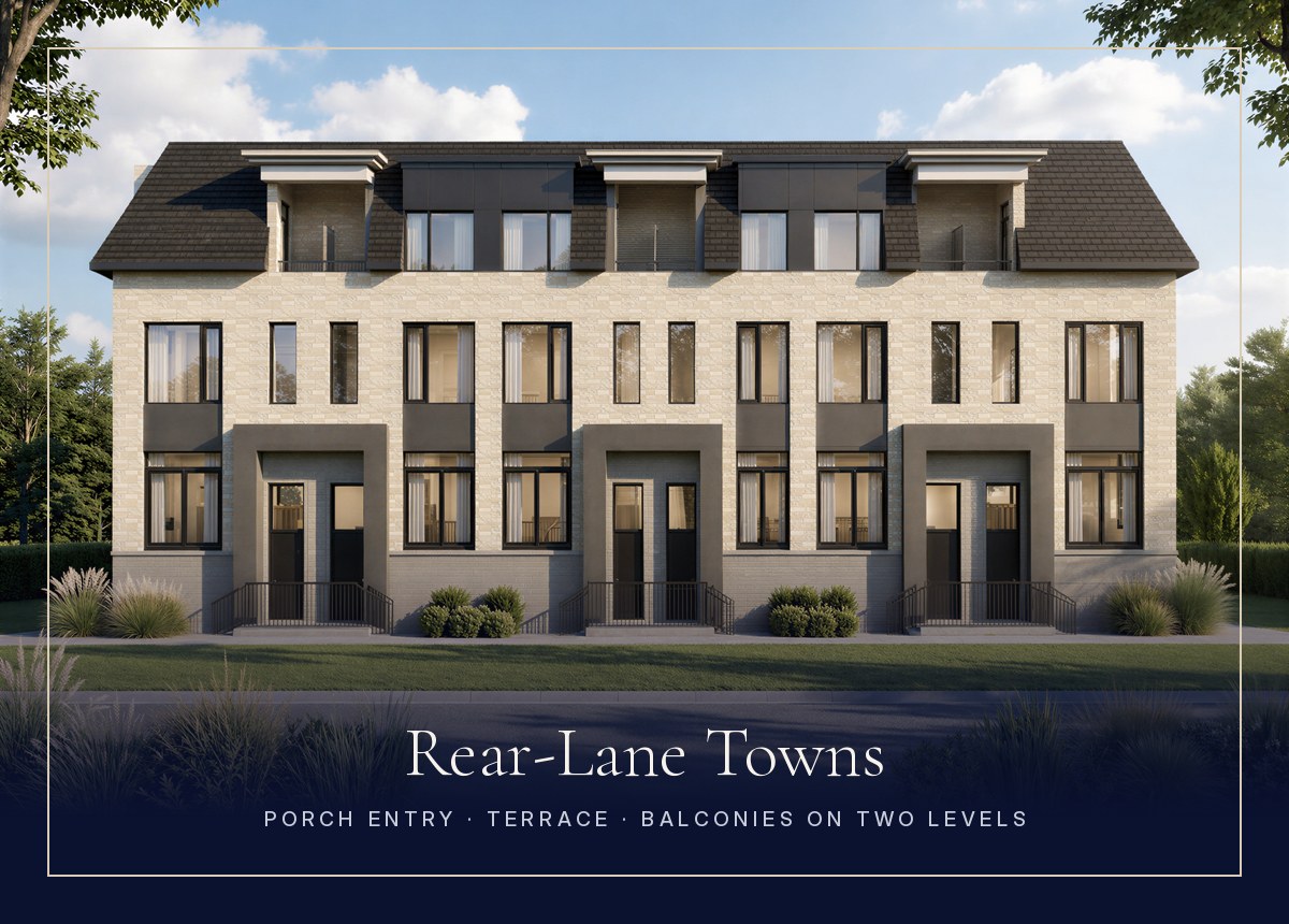 Chateau Markham rear lane townhomes
