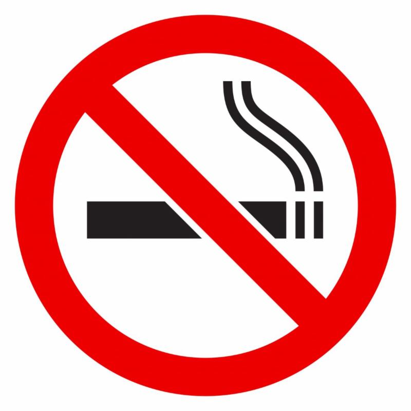 No smoking sign