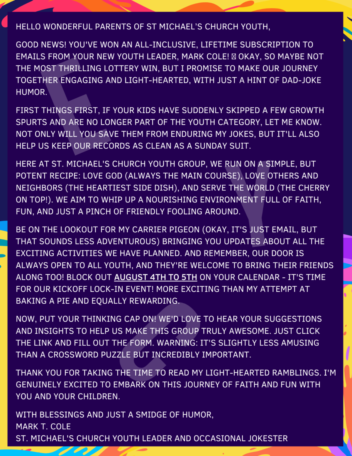 St. Michael's Church Emessenger