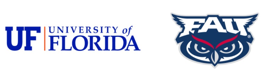 UF and FAU logos