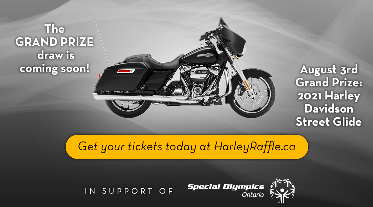 Harley Raffle Grand Prize Draw is just 2 weeks away!