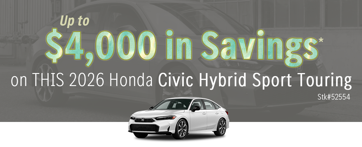 Exclusive Discounts on Featured Honda Vehicles!