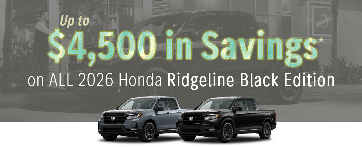 Exclusive Discounts on Featured Honda Vehicles!