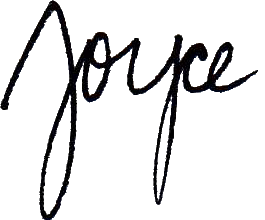 Joyce's signature