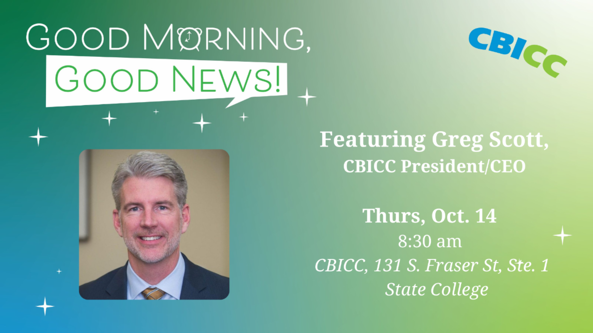 Greg Scott's Week Tour of Centre County and more CBICC events