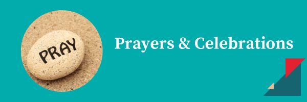 Prayers and Celebrations Updated Banner
