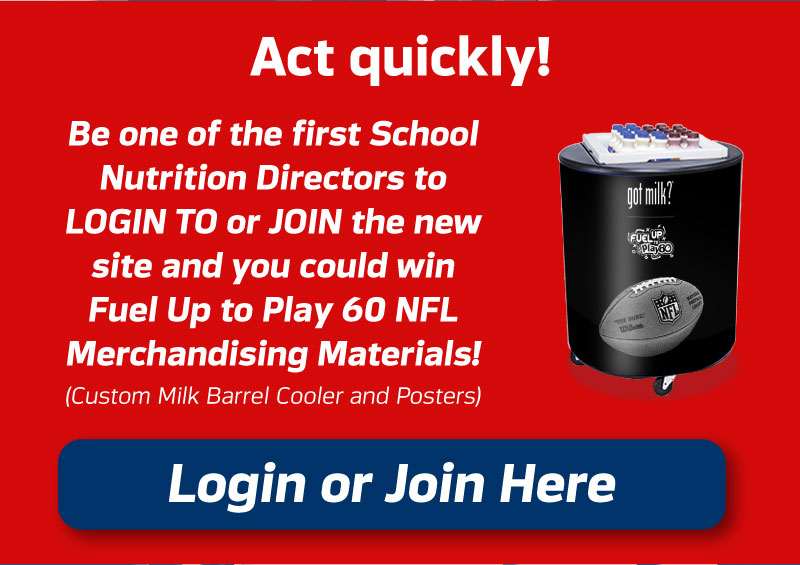 Reconnect with Fuel up to Play 60 for Merchandising Materials!