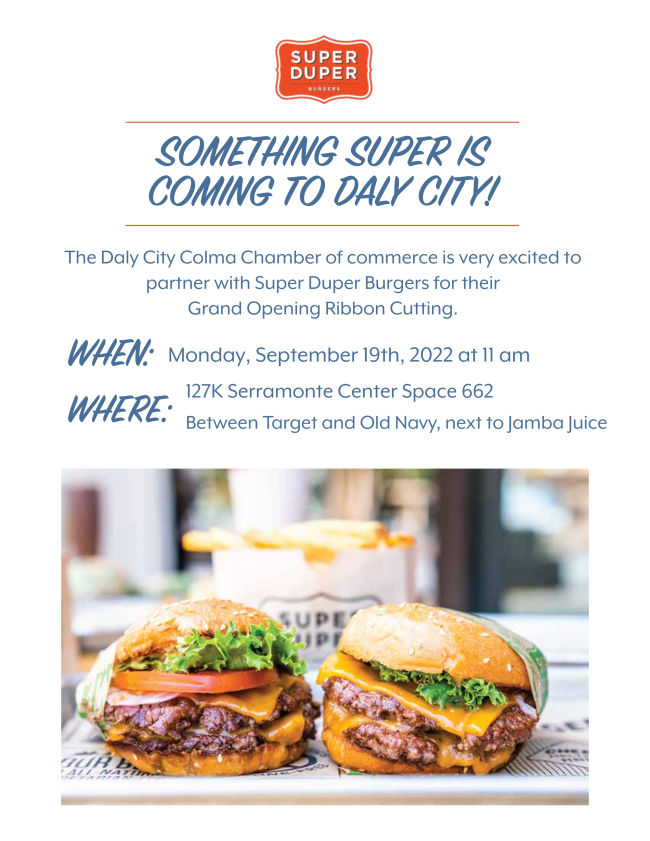 Super Duper Burgers Grand Opening Ribbon Cutting