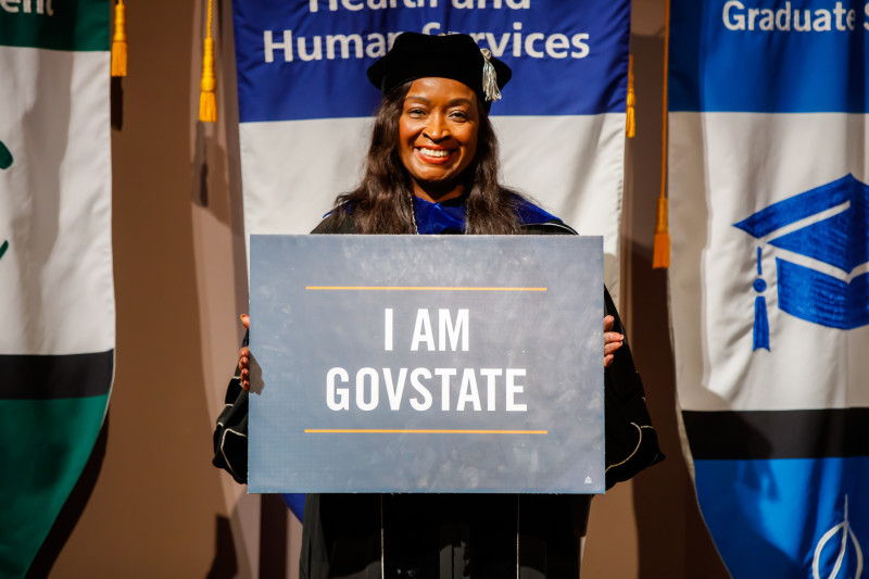 an image of doctor Cheryl Green at the 2024 convocation