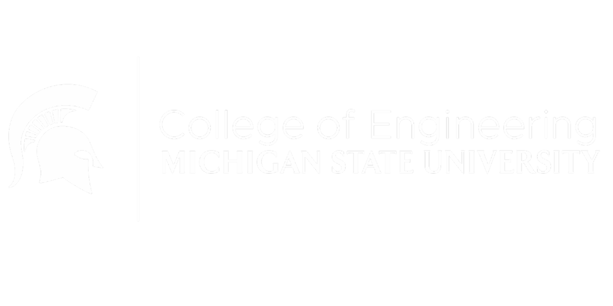 MSU College of Engineering logo in white