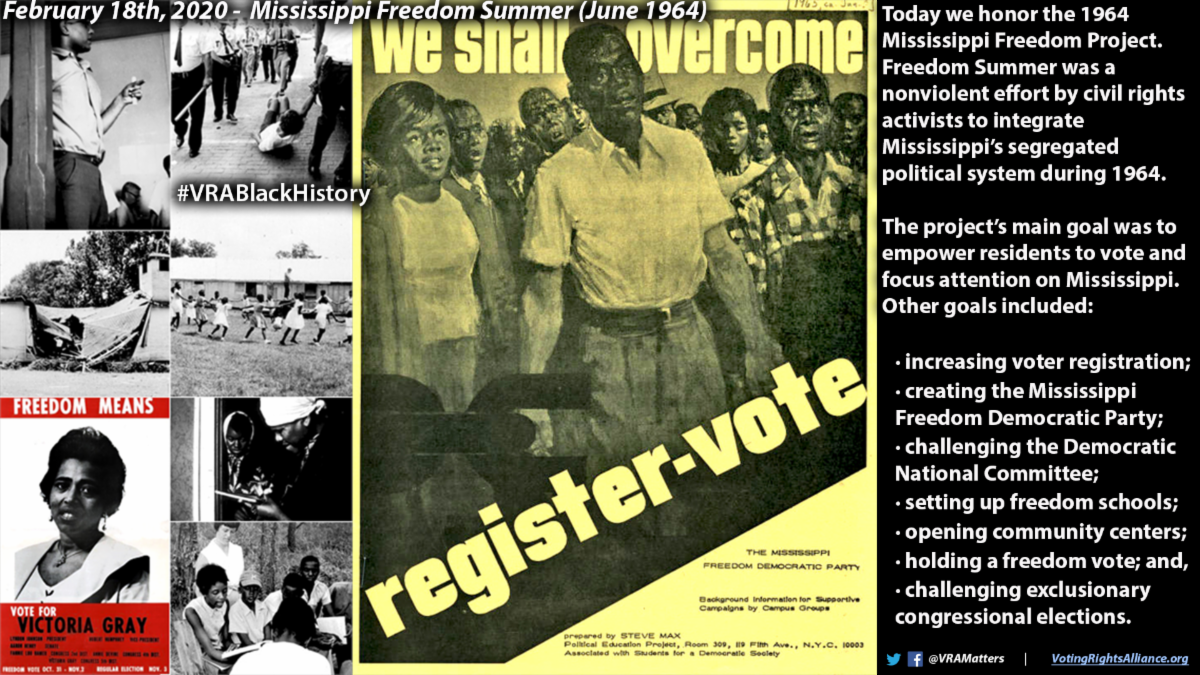Remember Mississippi Freedom Summer Project VRABlackHistory
