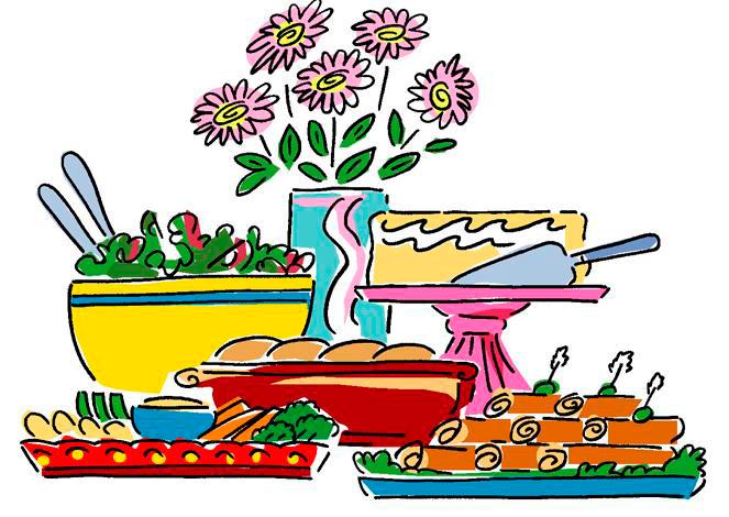 Potluck! Every 2nd Sunday at noon