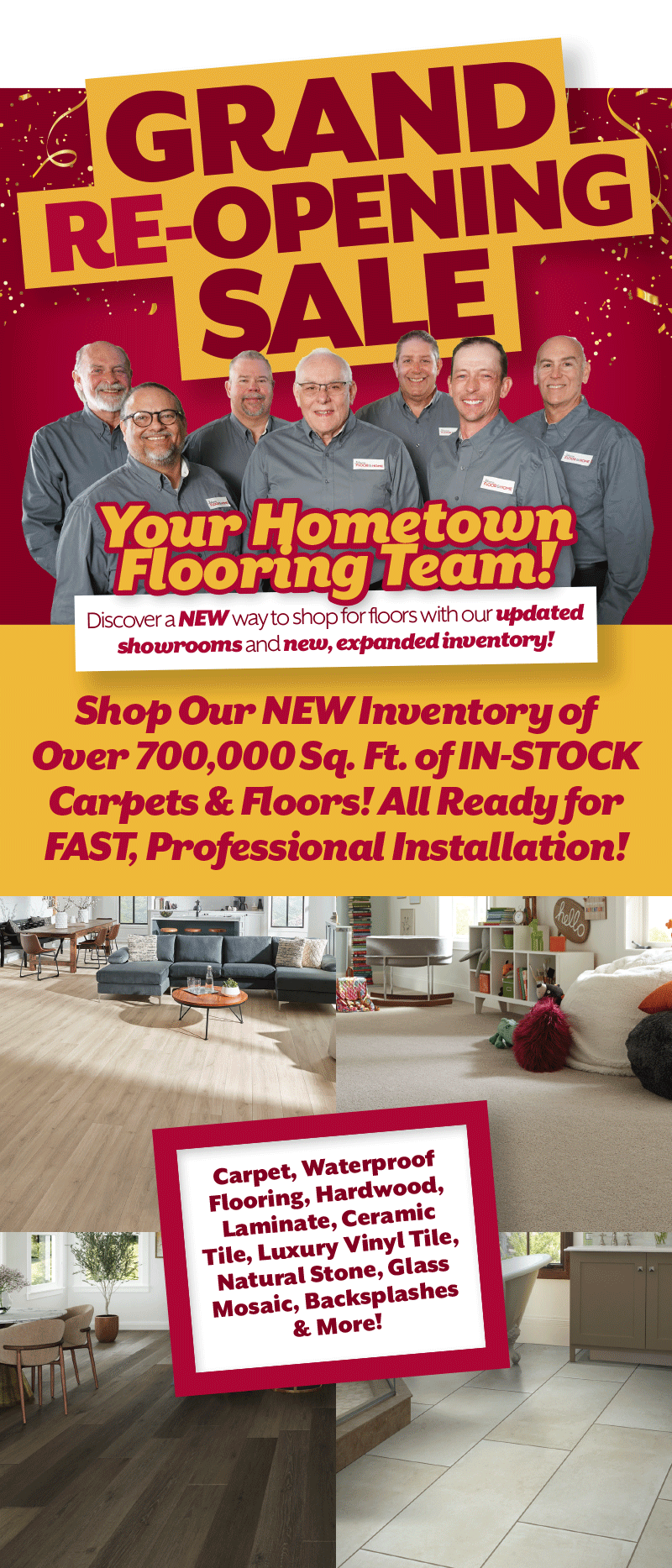 🎉 Announcing the Johnson Floor & Home Grand ReOpening!