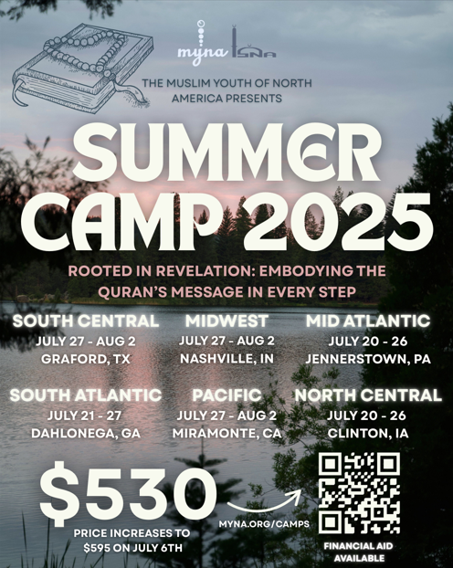 MYNA Summer Camp 2025 Details