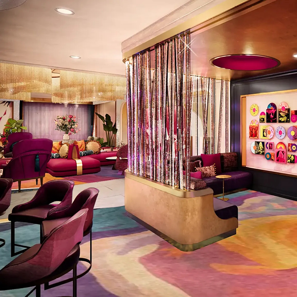 Lobby of Dolly Parton's SongTeller Hotel