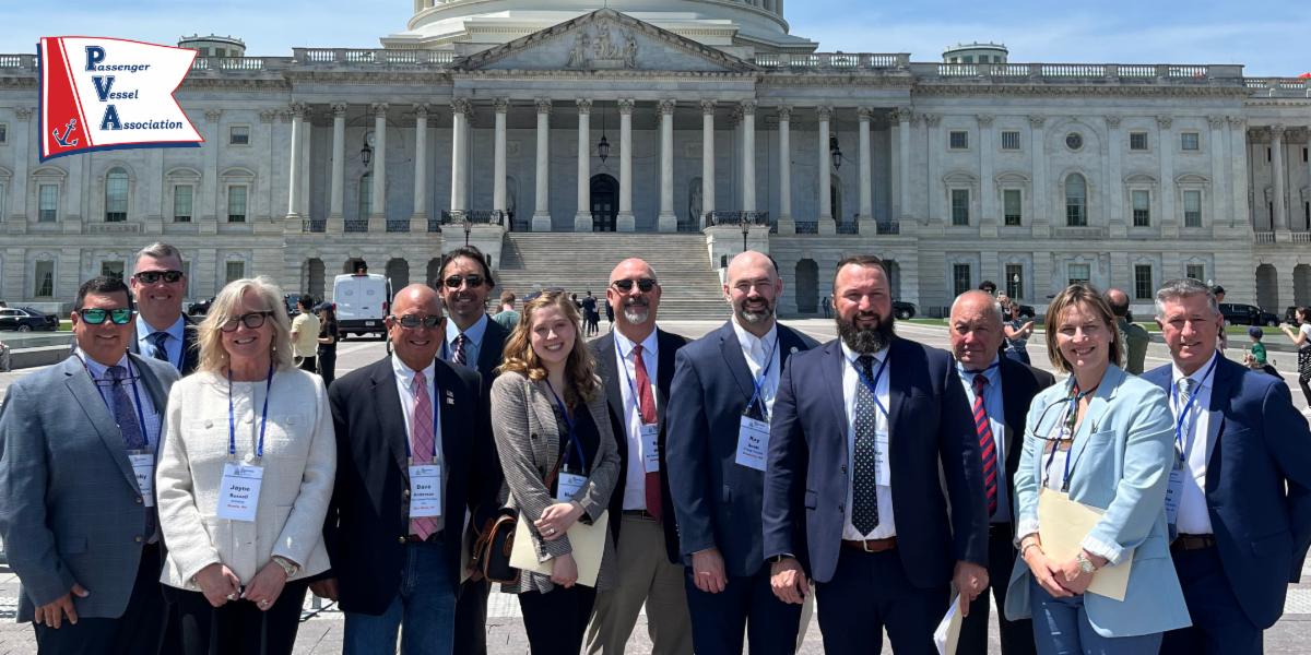 PVA members in front of Capitol