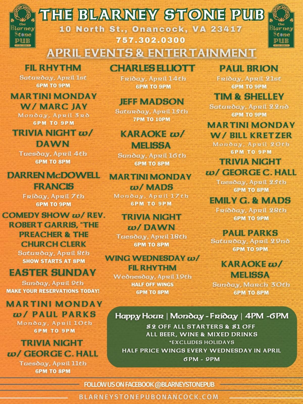 What's Happening Onancock April 1724, 2023