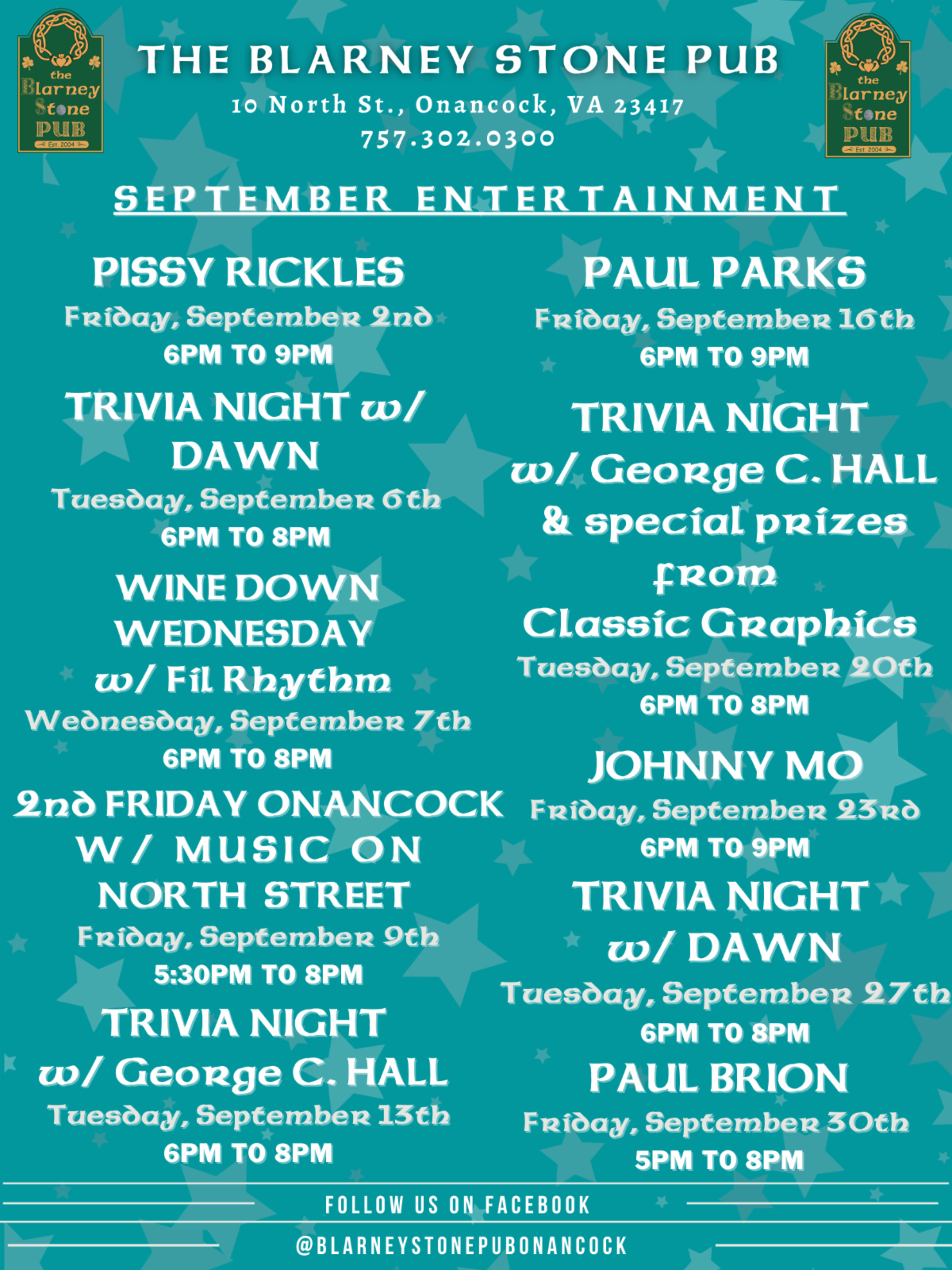 What's Happening Onancock Sept. 1218