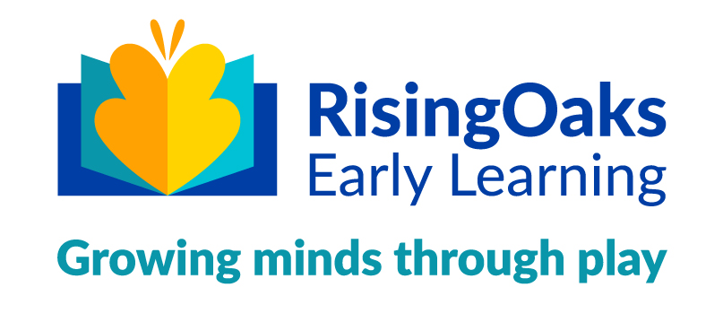 RisingOaks Early Learning logo and tagline