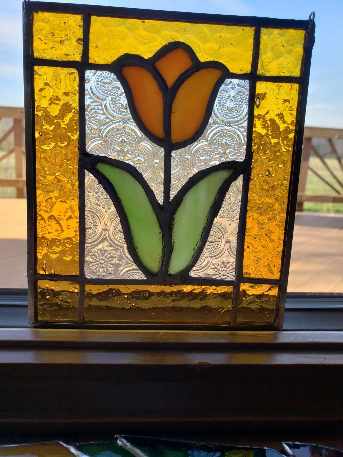 Stained Glass Class with Cathy Dudley on May 20