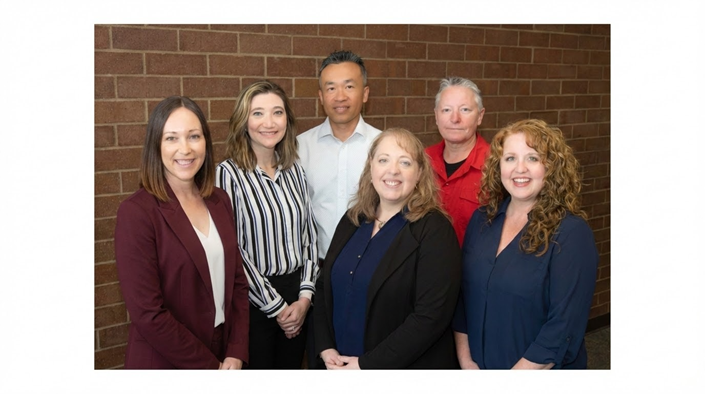 Prevention Team, pictured from left to right: Clarissa Stebbing, Michelle Knight, Cuong Nguyen, Tanya Albornoz, Tina Morandy, and Mindy Elliott.