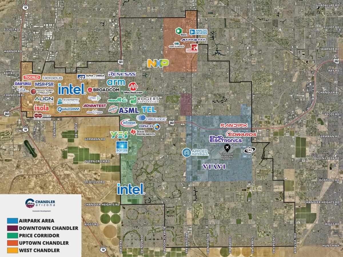 Chandler Semiconductor Ecosystem Map