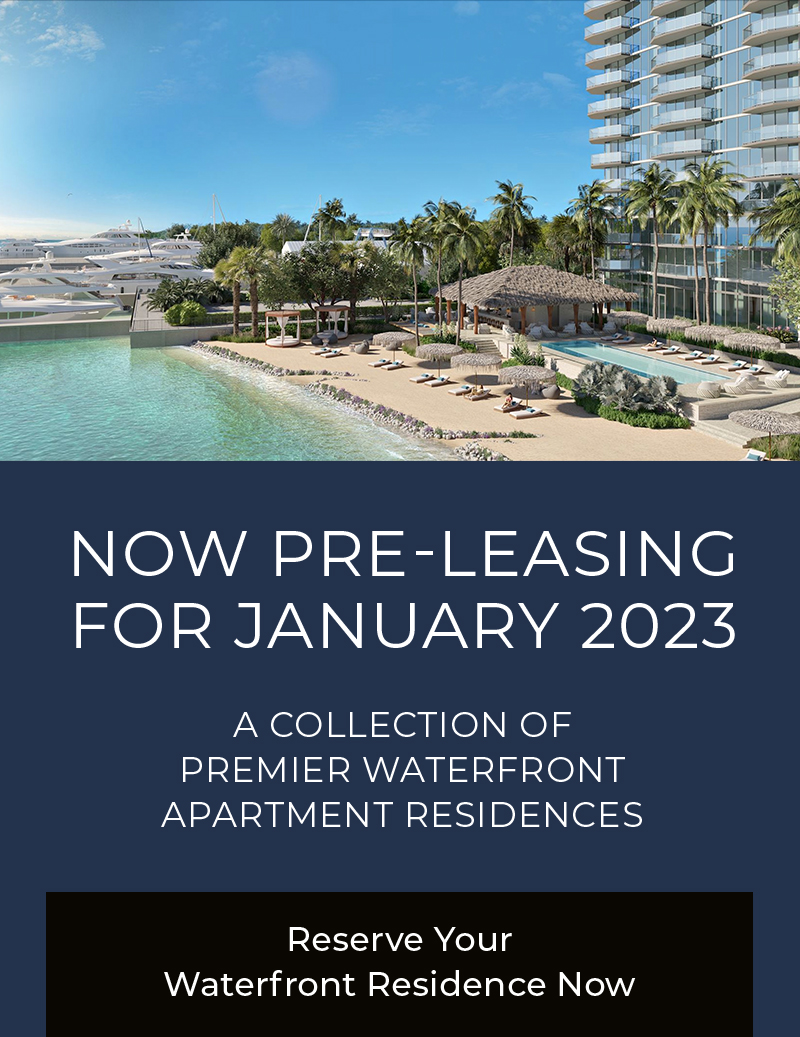 The wait is over! Now Leasing at Icon Marina Village