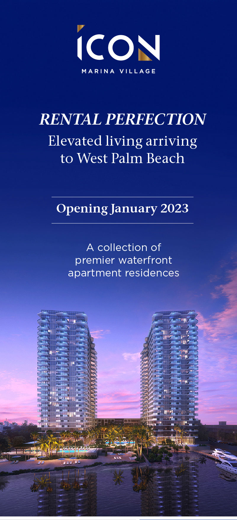 Discover Rental Perfection with Icon Marina Village