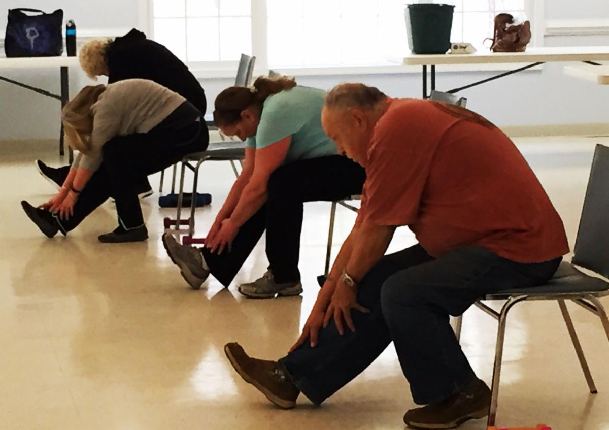 chair fitness participants