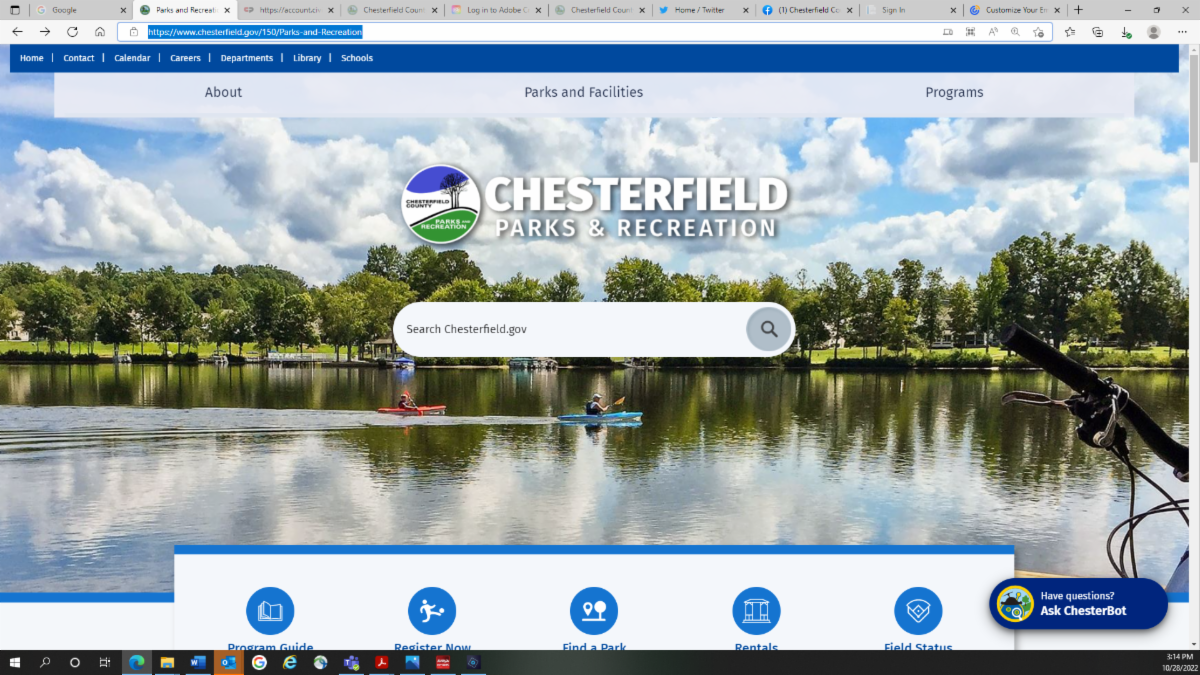 November Update from Parks and Recreation