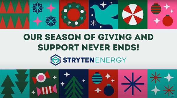 Stryten Energy Season of Giving video link