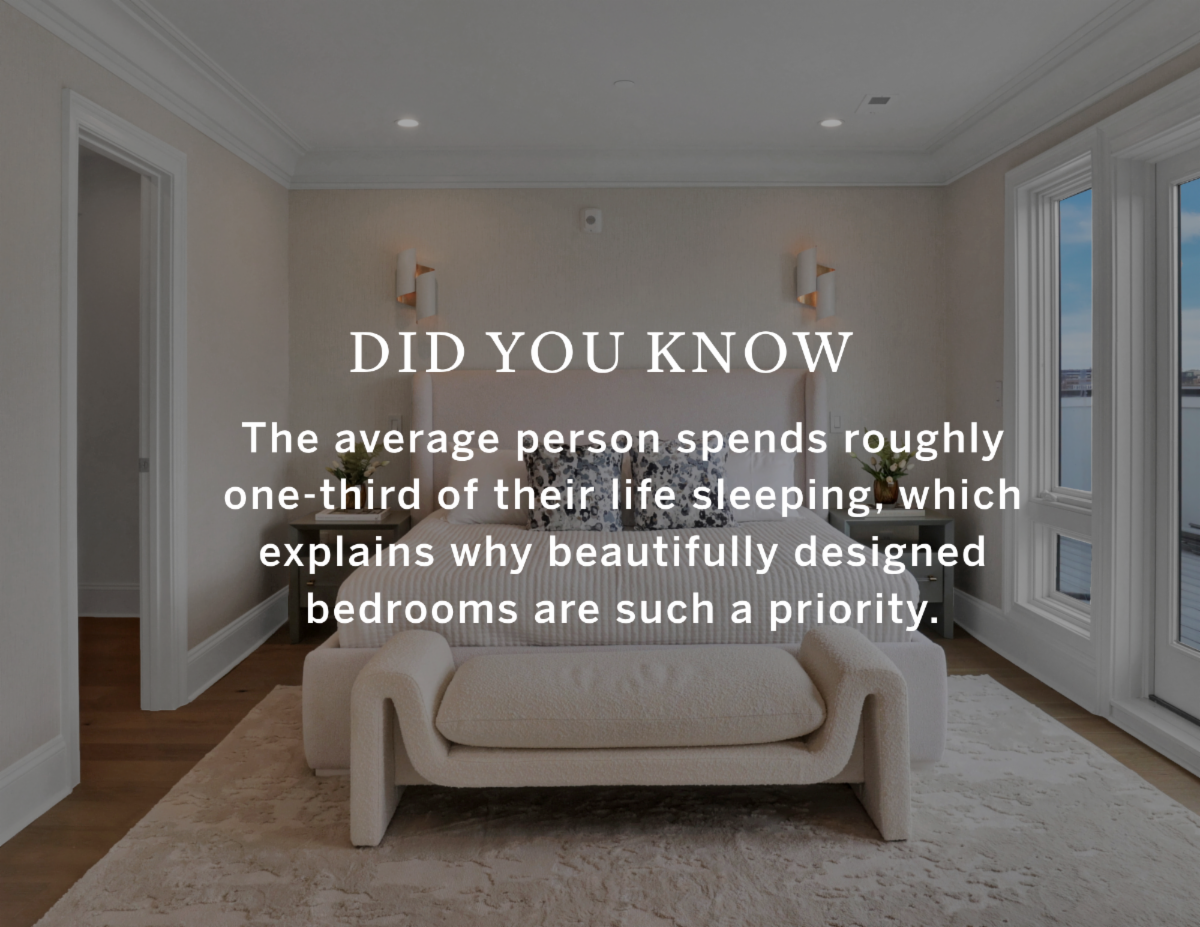 Did you know: the average person spends roughly one-third of their life sleeping