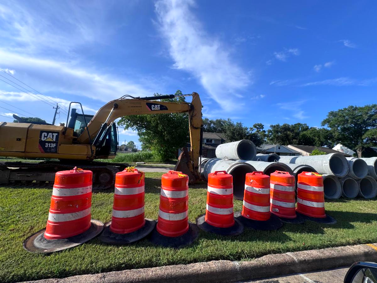 West Airport drainage improvements