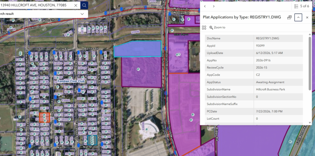 Planning map