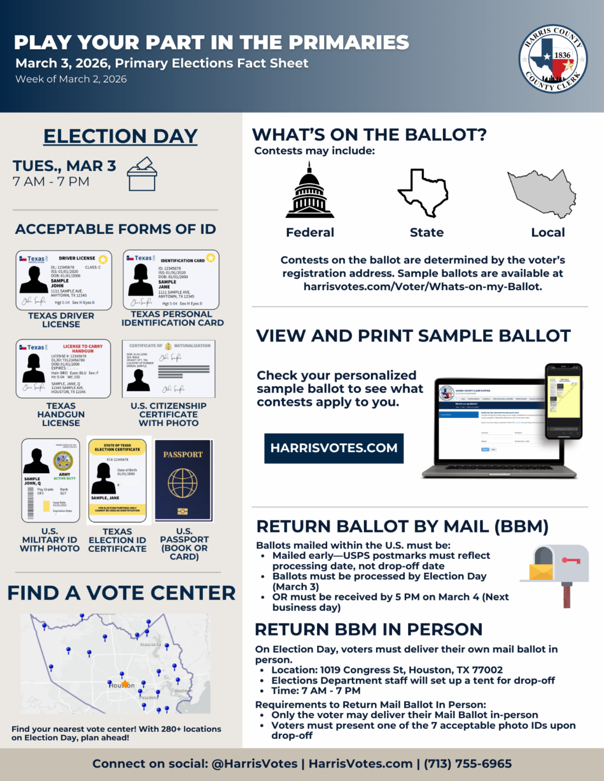 Election Day Info