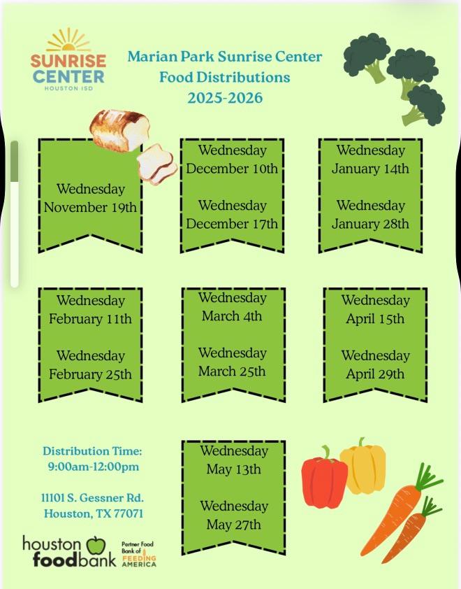 Marian Park Food Distribution