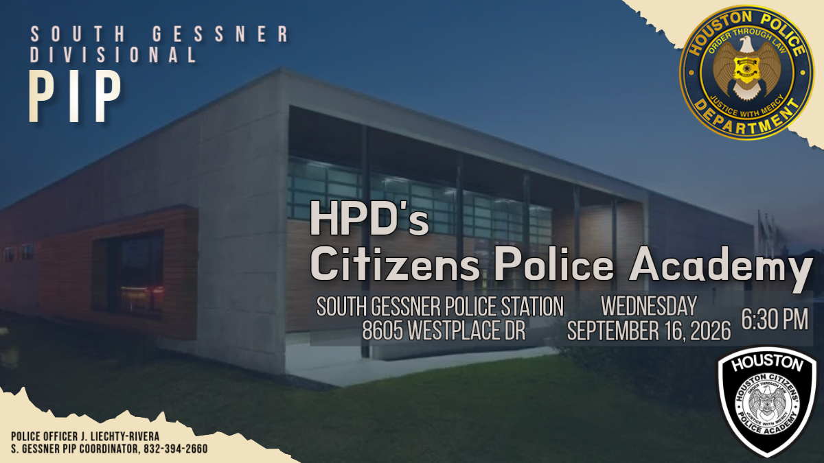 Get to Know HPD: Citizens’ Police Academy
