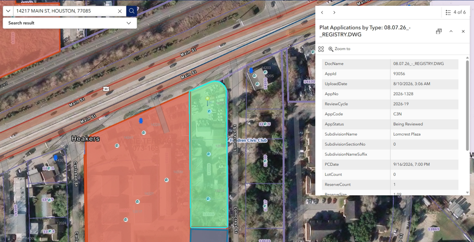 Public Hearing: Lomcrest Plaza Replat