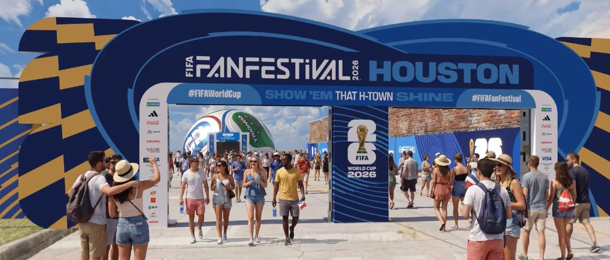 FIFA Fan Festival 2026 Houston entrance rendering