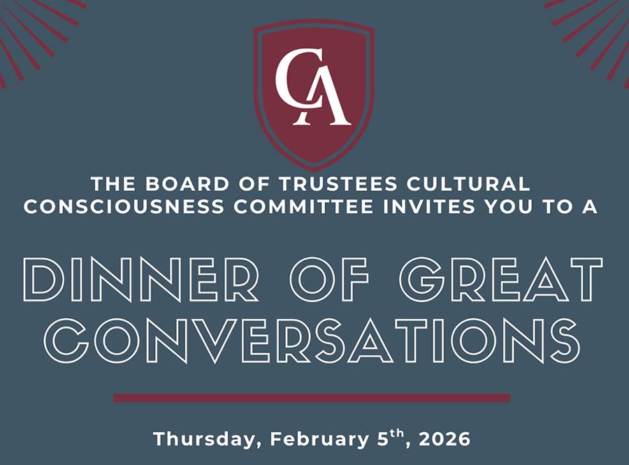 Dinner of Great Conversations graphic