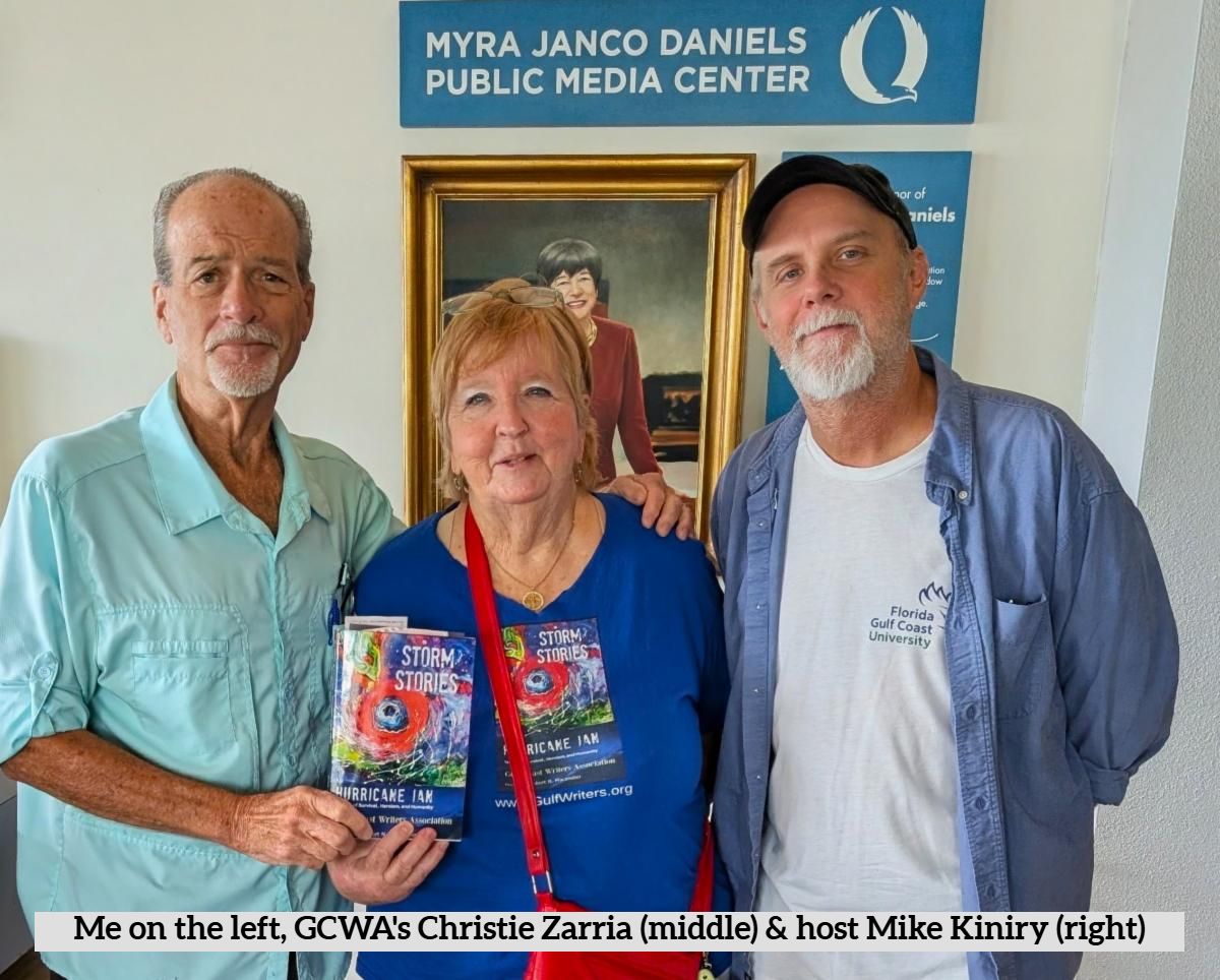 Robert N. Macomber was at WGCU Studios in Ft. Myers, FL to record the Gulf Coast Life radio show for NPR 