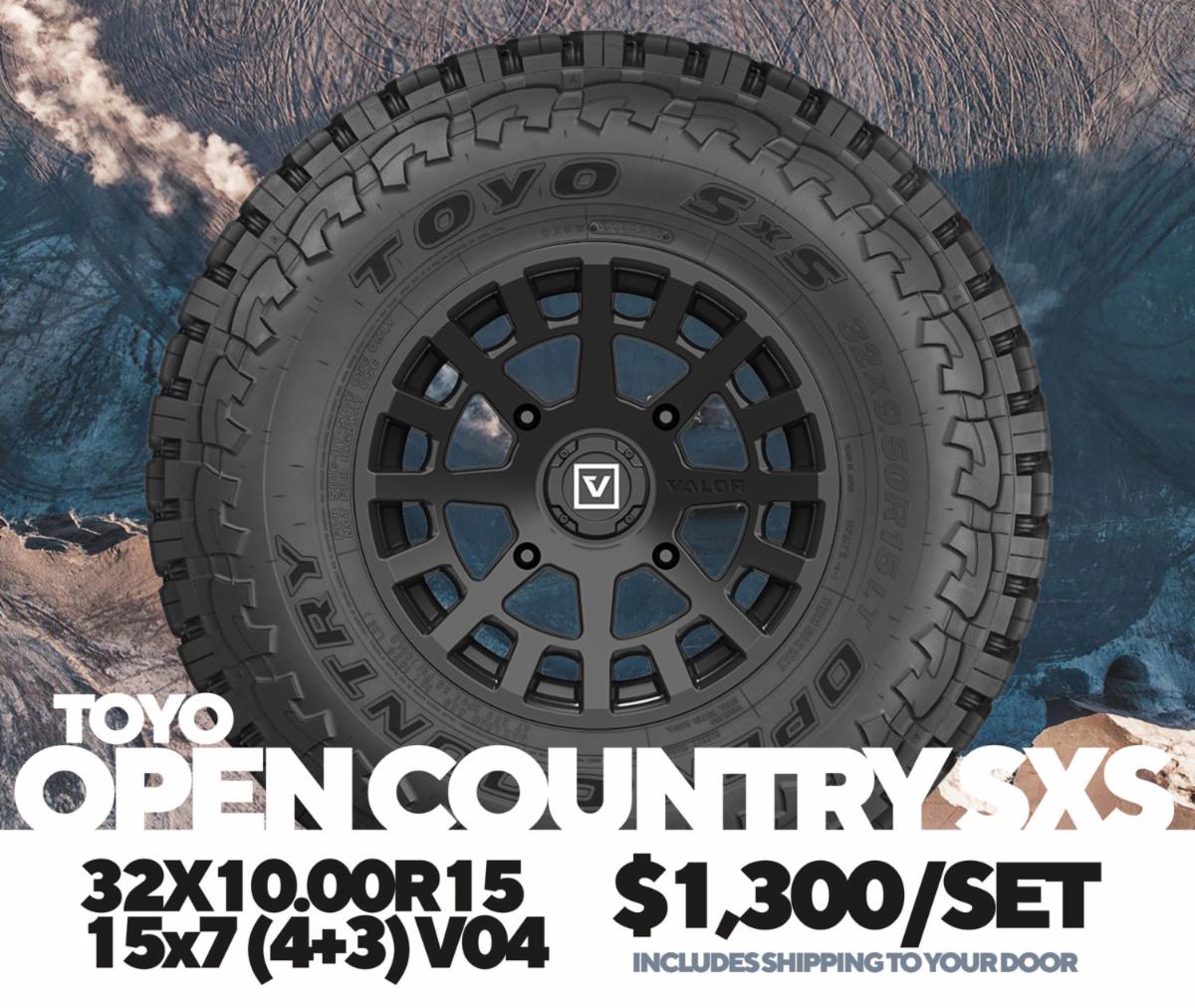 2022 Valor Offroad Wheels Wheel and Tire Kit Specials