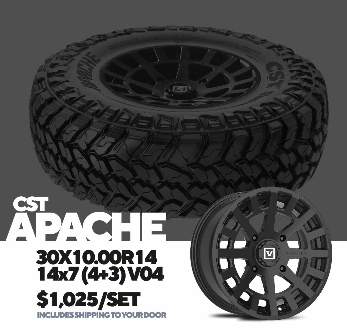 2022 Valor Offroad Wheels Wheel and Tire Kit Specials