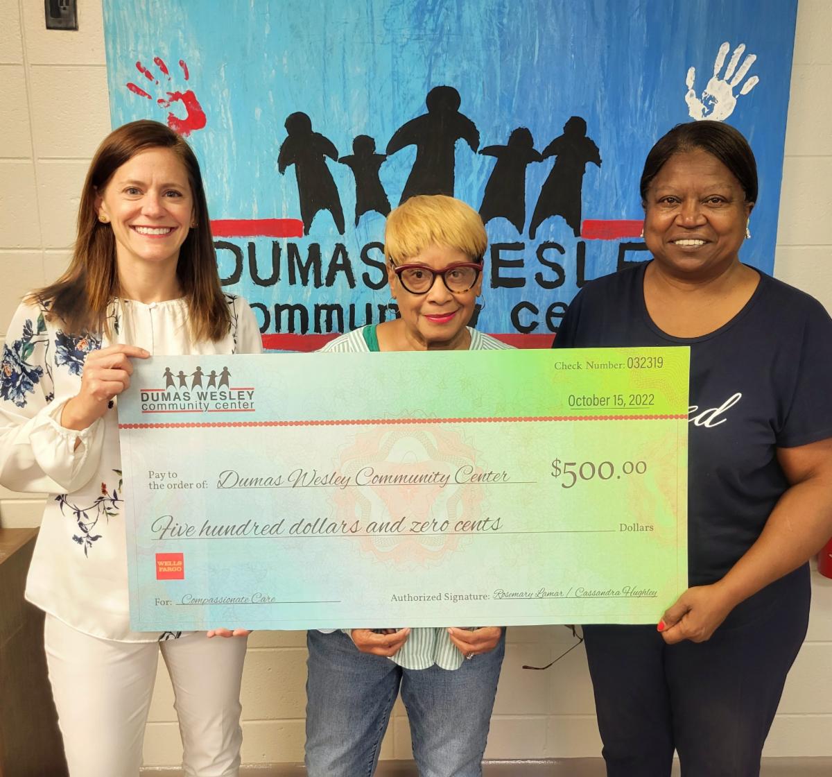 Dumas Wesley Community Center's ENewsletter for October 2022