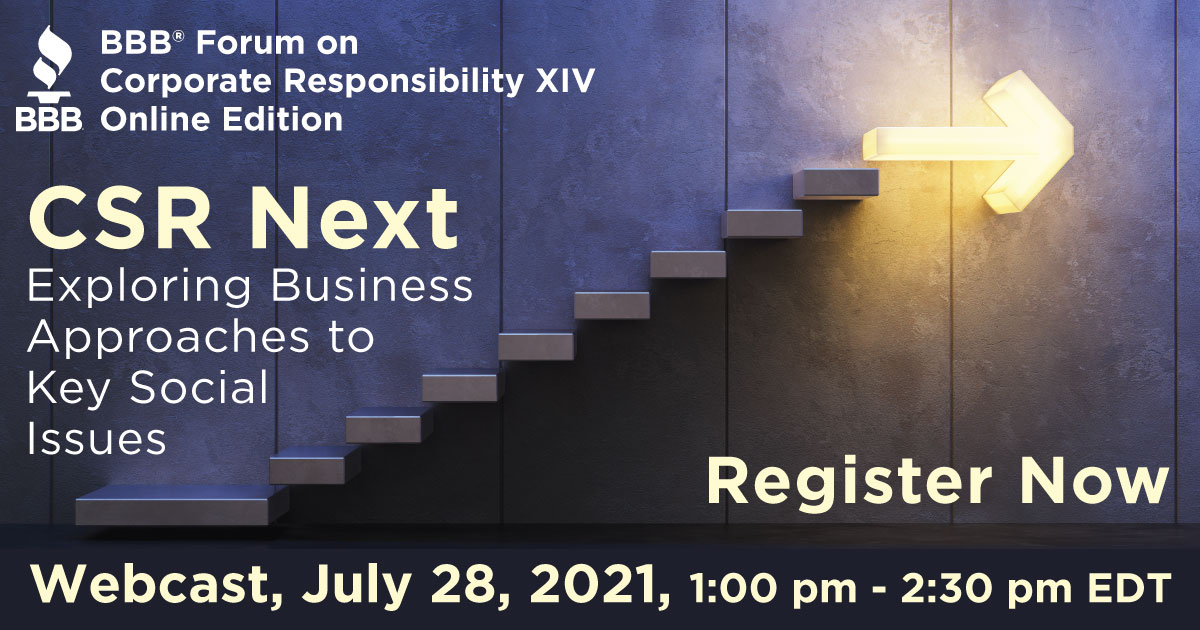 BBB Forum on Corporate Responsibility XIV CSR Next