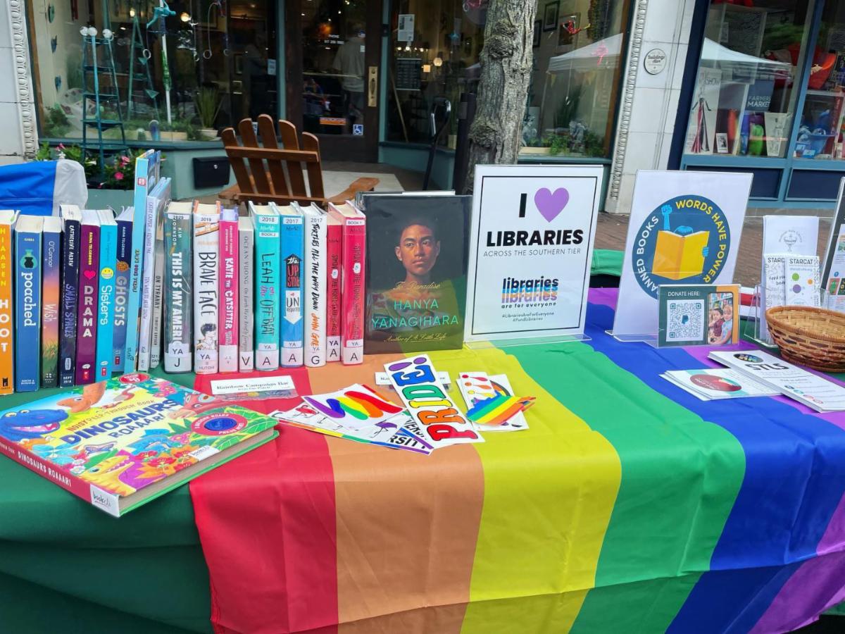 Schuyler County Libraries Pride Booth